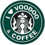 I Love Voodoo & Coffee Patch