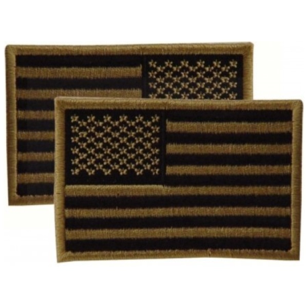 Embroidered USA Military Flag Patches