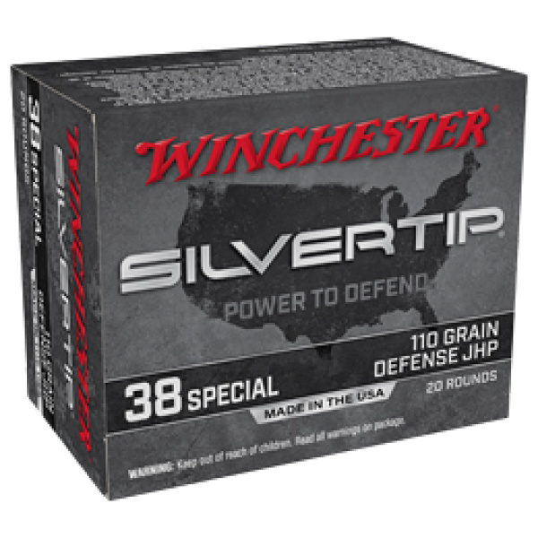 WIN SILVERTIP 38SPC 110GR HP 20/200