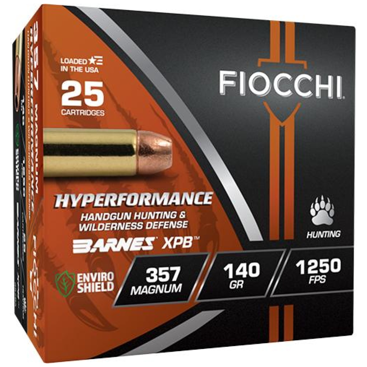 Xn357ba. Jpg - fiocchi hyperformance hunt handgun ammunition. 357 rem mag 140gr hp 1250 fps 25/ct - xn357ba