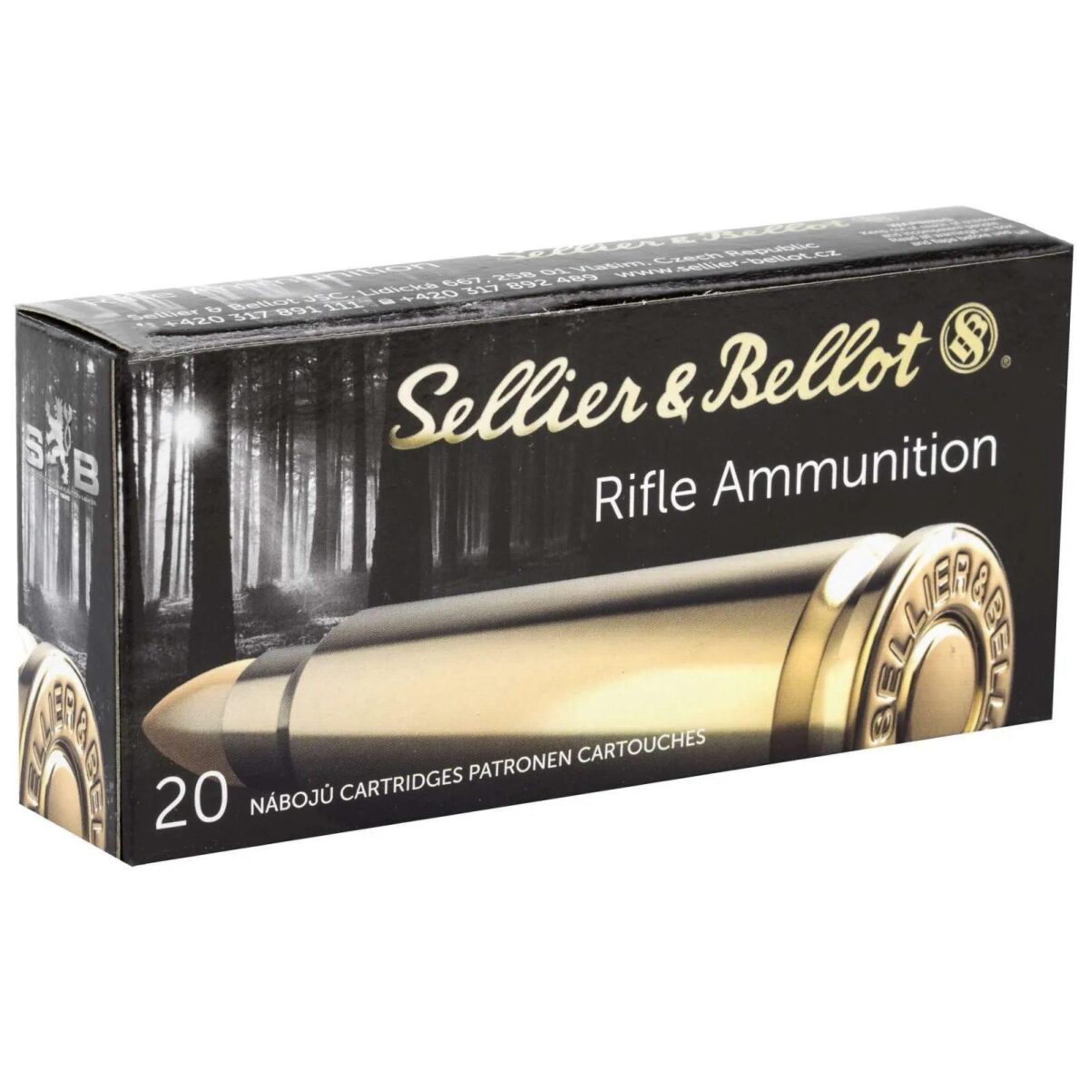 Sellier & bellot rifle ammunition 7x64mm 173 gr spce 770 fps - 20/box - image 1