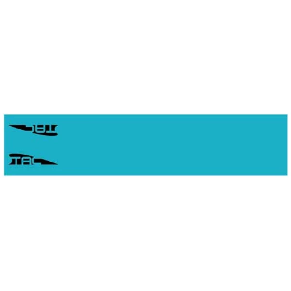 TAC VANES STANDARD ARROW WRAP - 4.675" TURQUOISE 13 PACK