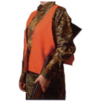 HS ORANGE SAFETY VEST SUPER - QUIET ONE SIZE MEDIUM-3XL