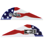 BOHNING BLAZER VANES TRUE - COLOR 2" AMERICAN FLAG 100PK