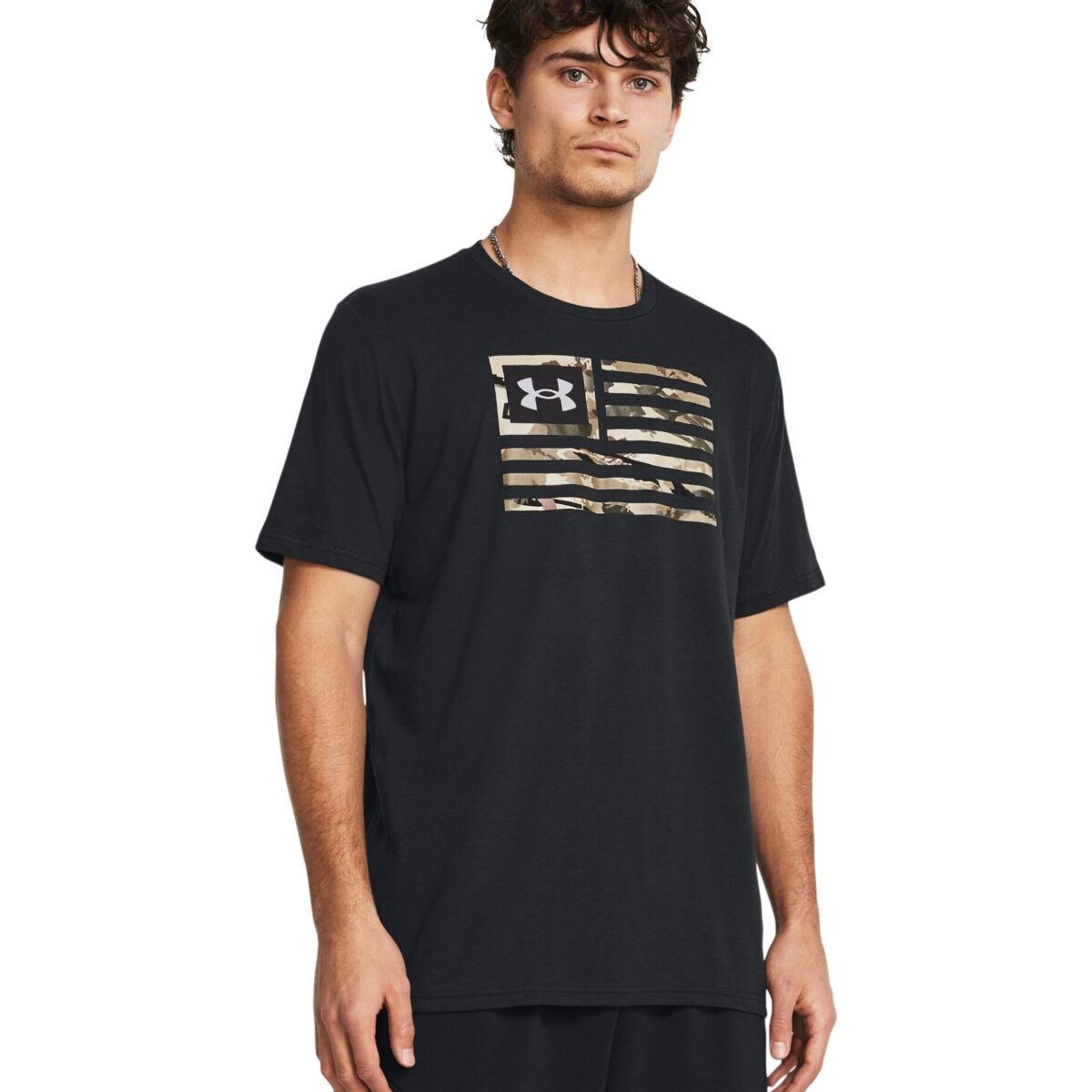 Men's ua freedom flag printed t-shirt - image 1