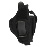 GUNMATE HIP HOLSTER AMBI #10 - LARGE AUTOS TO 4" BLACK