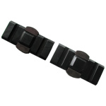 BURRIS BASE ADAPTER RUGER-TO- - WEAVER R177/22M14 GLOSS