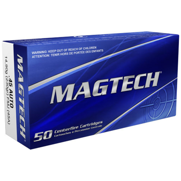 MAGTECH 45 ACP 230GR FMJ - 50RD 20BX/CS