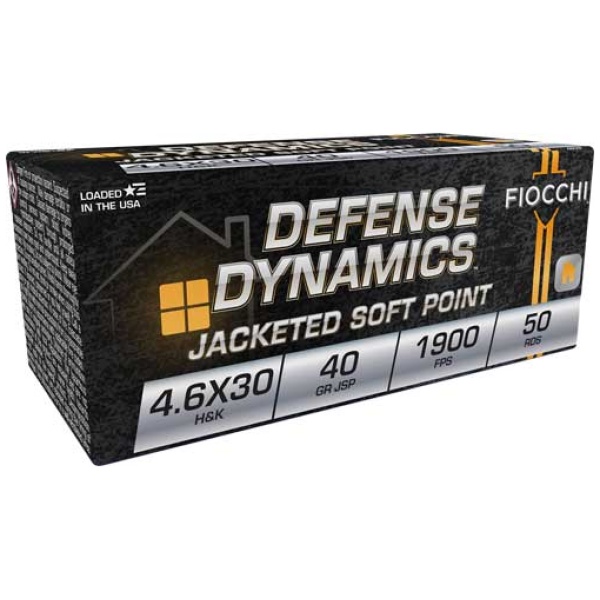 FIOCCHI 4.6X30 40GR JSP - 50RD 20BX/CS