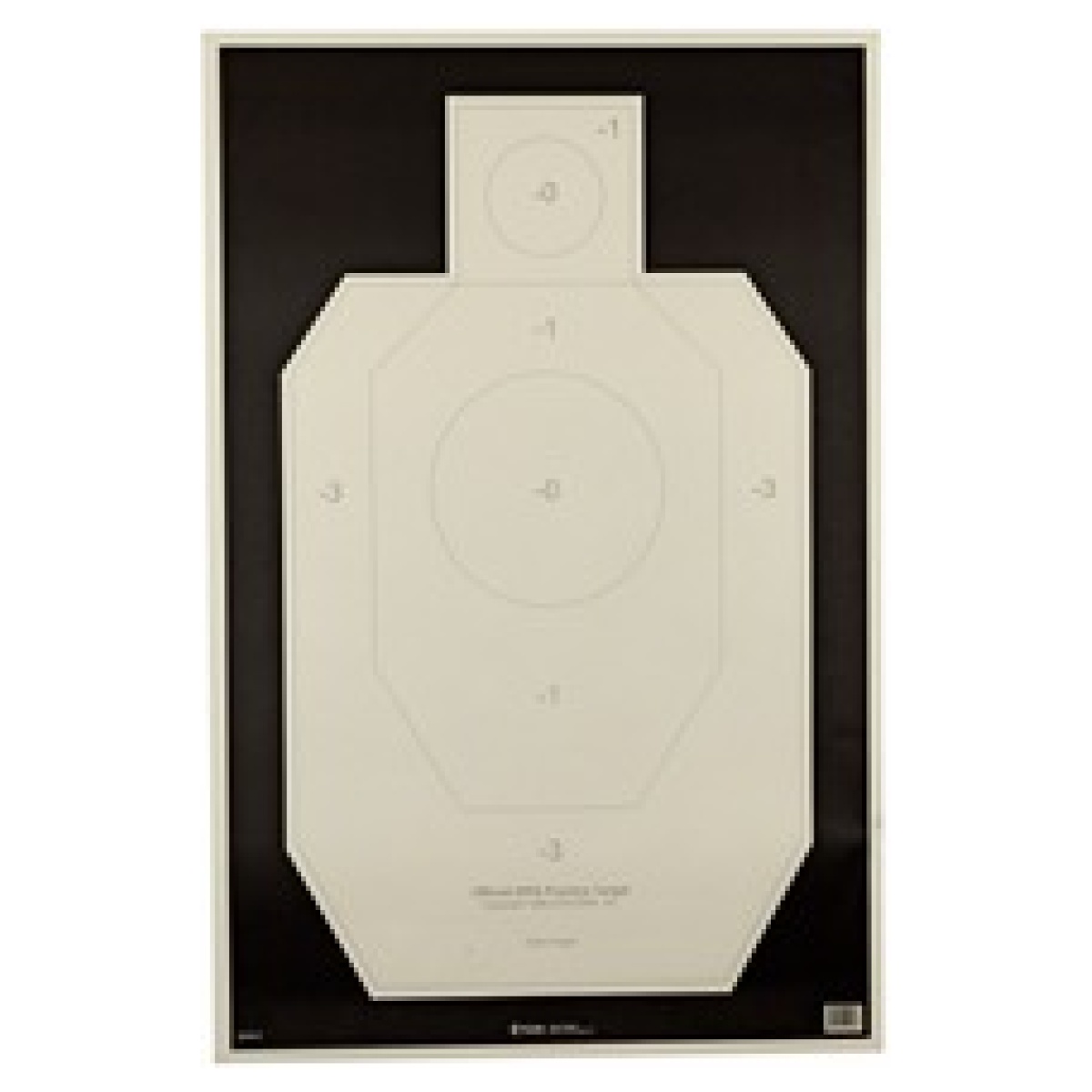 Actidpa-p-100_1-2. Jpg - action tgt idpa paper 100pk - actidpa p 100 1 2