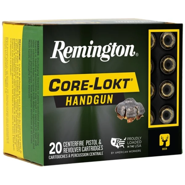 REMINGTON 357 MAG 180GR - CORE-LOKT JHP 20RD 10BX/CS