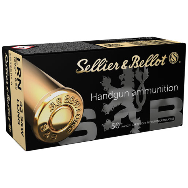 S&B 32 S&W LONG 100GR LEAD-RN - 50RD 30BX/CS