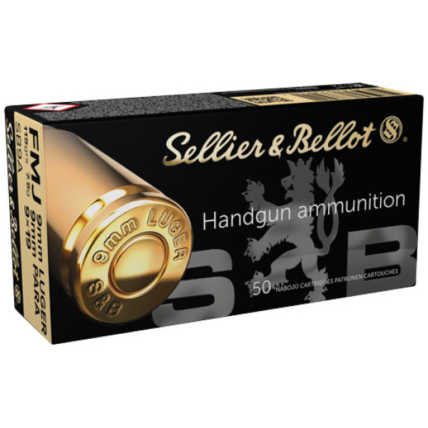 S&B 9MM LUGER 115GR FMJ - 50RD 20BX/CS