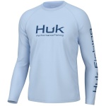 Huk Vented Pursuit Long Sleeve Shirt Ice Water 2XL