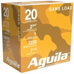 Aguila High Velocity Shotshells 20 ga 2-3/4" 1oz 1220 fps #7.5 25/ct
