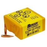 Berger Match Grade Target Bullets 6.5mm .264" 140 gr VLD TARGET 100/box