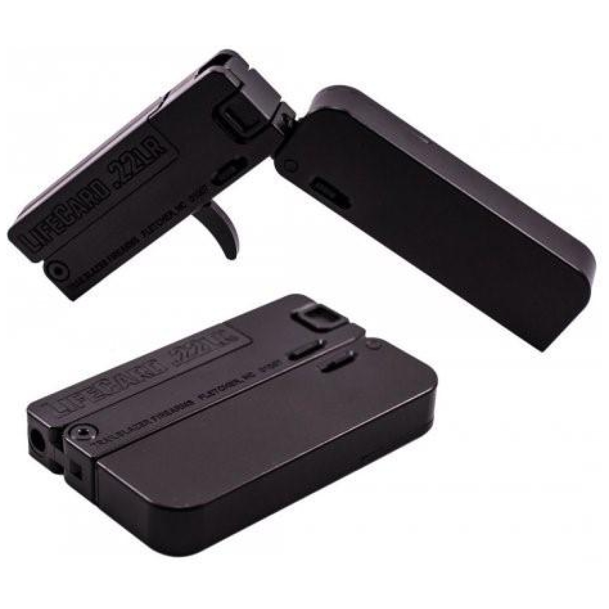 Trailblazer firearms lifecard handgun. 22lr single action 2 1/2" barrel black - image 1