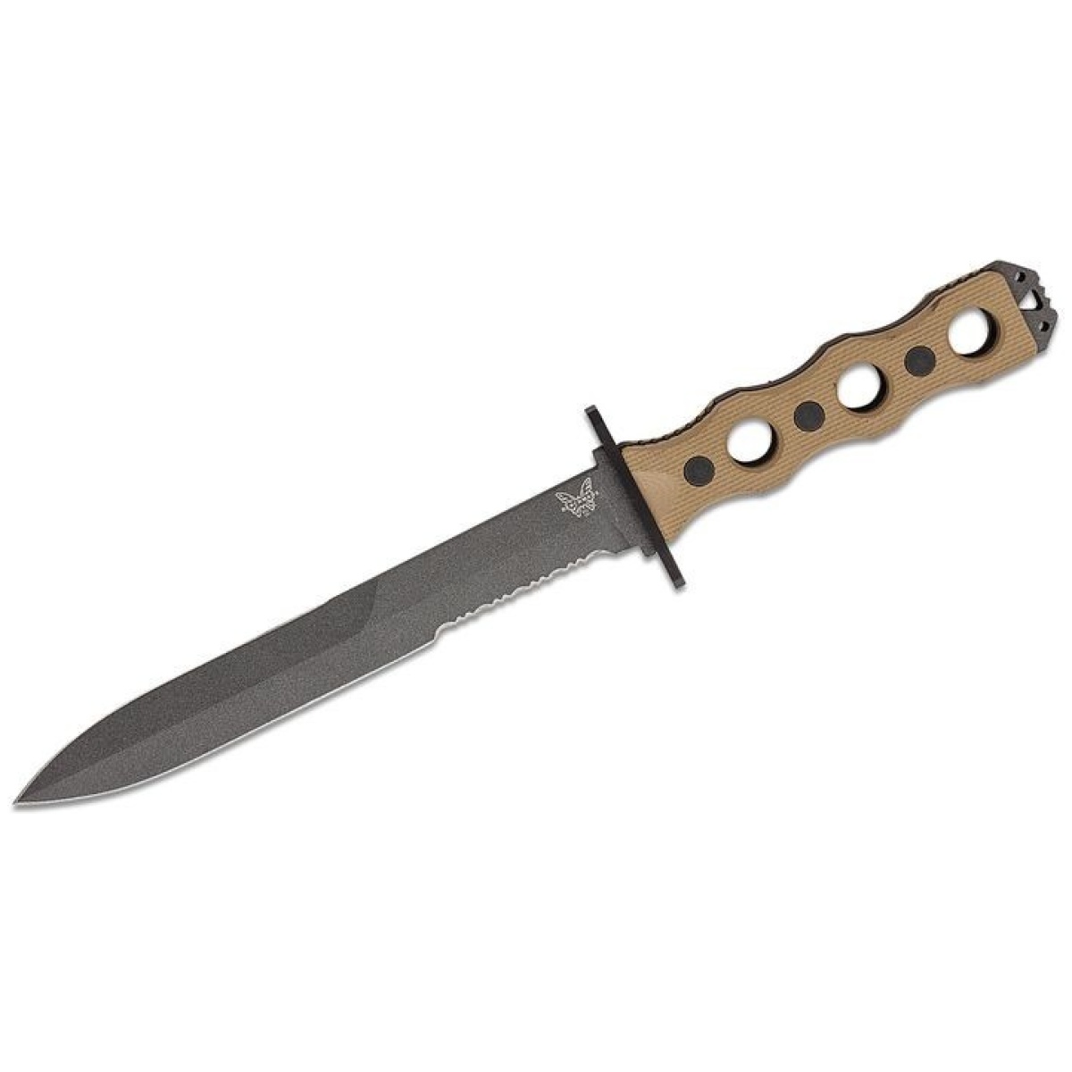 Bm-185sbk-1. Jpg - socp fixed blade, sheath - tan - bm 185sbk 1