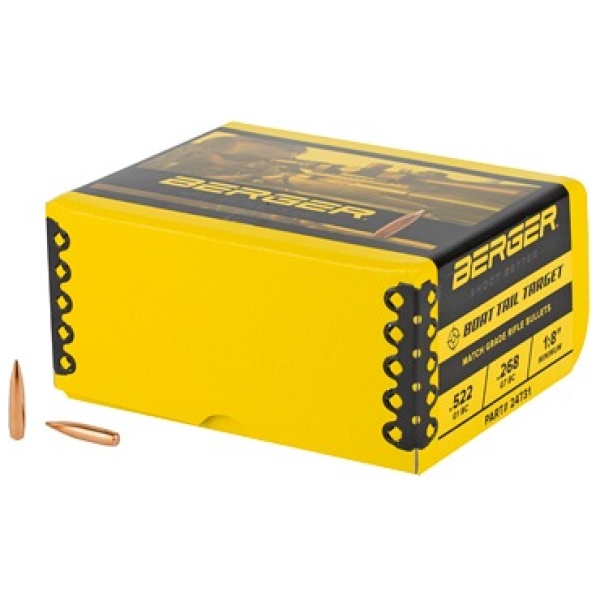 BERGER .243/6MM 108G BT TARGET 500CT