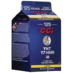 CCI Varmint Rimfire Ammunition .17 HMR 17gr VNT 2650 fps 125/ct