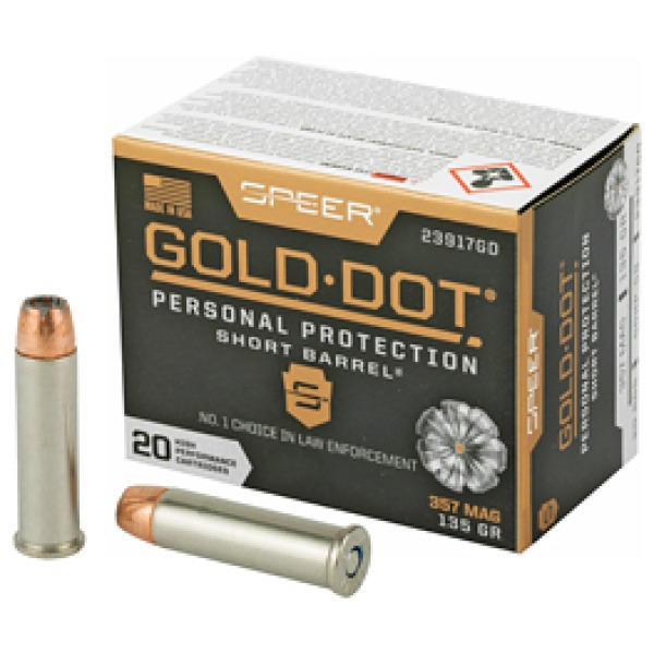 SPR GOLD DOT 357MG 135G HP SB 20/200