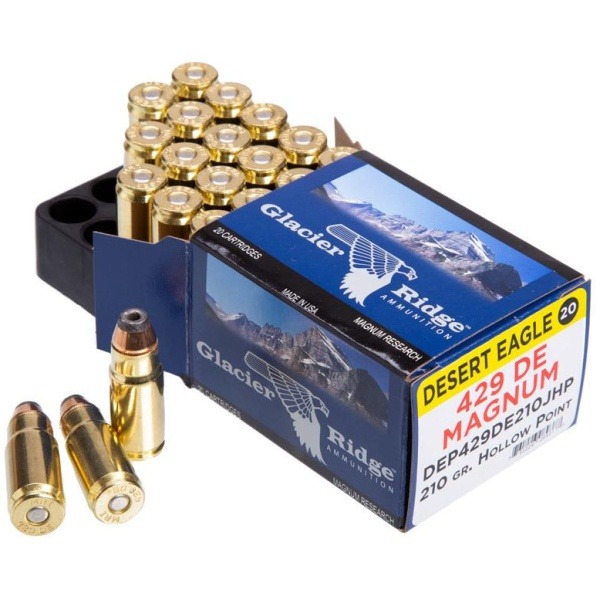 Magnum Research Desert Eagle Ammunition .429 DE 210 gr JHP 20/ct