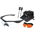 Edge Overlord 3 Lens Safety Glasses Kit with 3 Vapor Shield Lenses