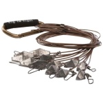 Rig 'Em Right Xtreme Coated Cable Decoy Anchors 54" 6oz 12/ct