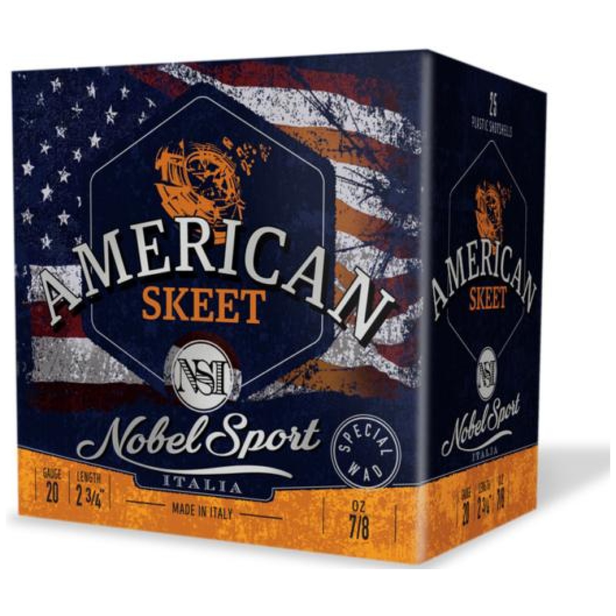 Epans20sc75. Jpg - nobel sport target sporting clays shotshells 20ga 2-3/4" 7/8oz 1275fps #7. 5 25/ct - epans20sc75