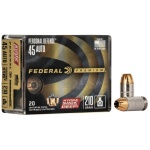 Federal Personal Defense Hydra-Shok Deep Handgun Ammuniton .45 ACP 210 gr HSD 980 fps 20/ct