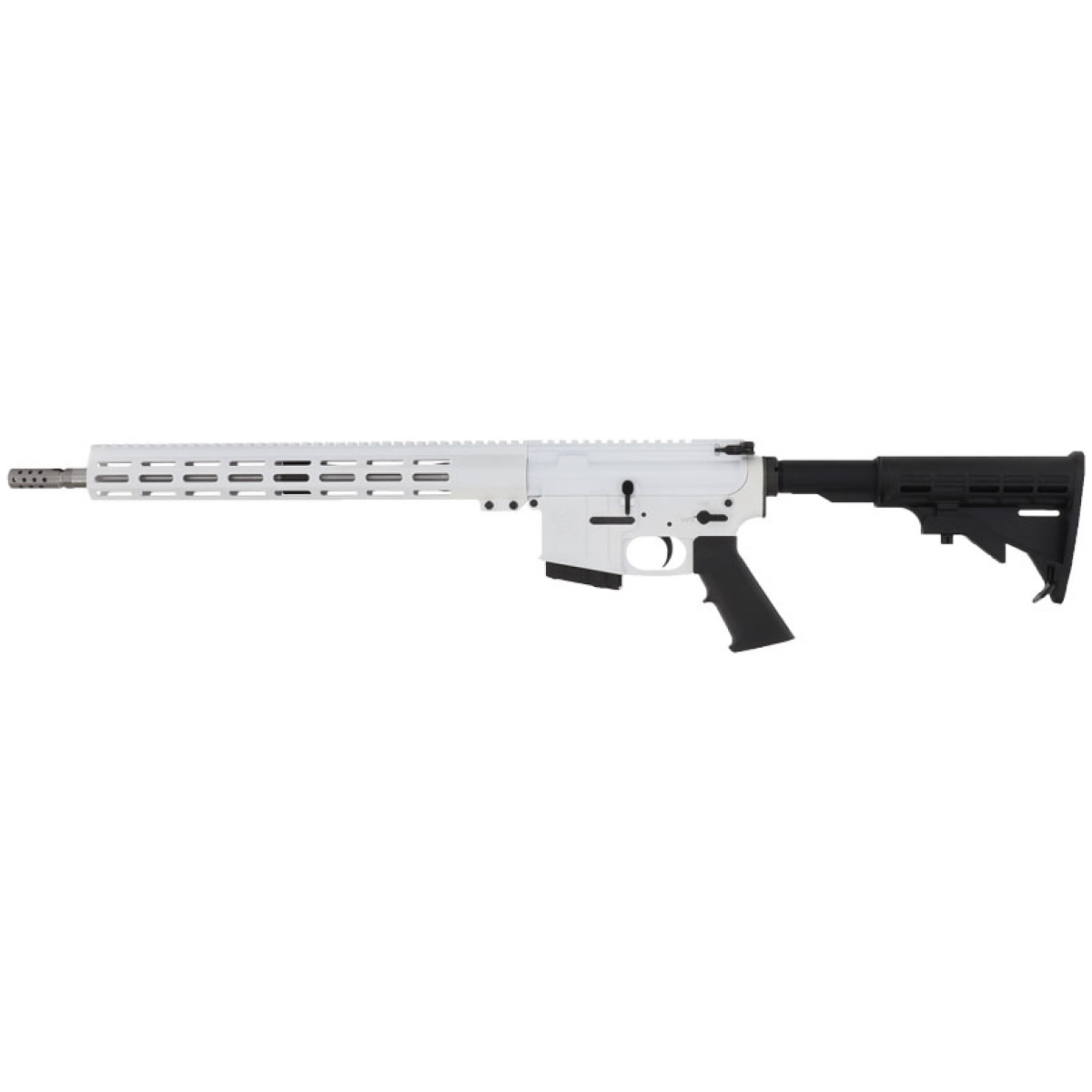 Gl15350sswht16_left. Jpg - glfa ar15 rifle 350 legend - 16" s/s bbl 5rd m-lok white - gl15350sswht16 left