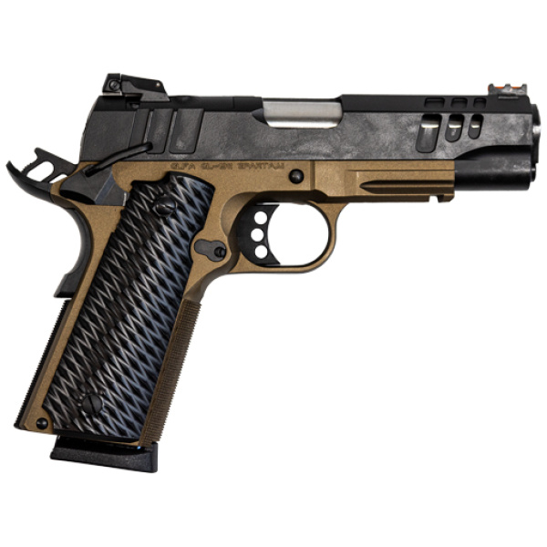 GLFA 1911 PISTOL 45ACP 4.25" - FS BLACK SLIDE BRONZE FRAME