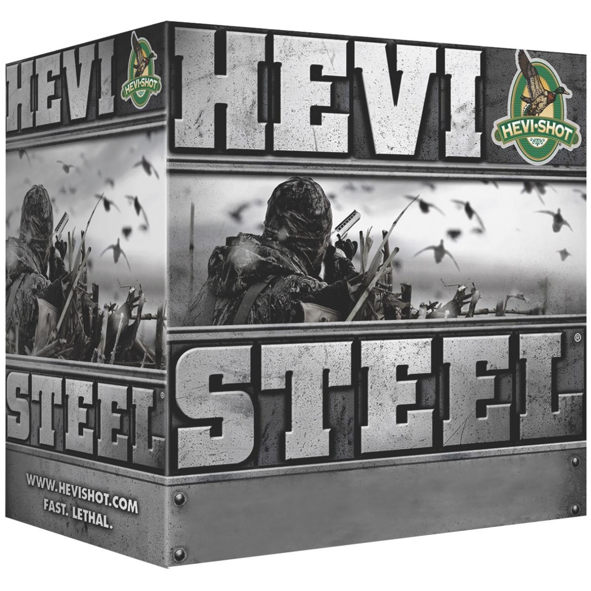Hv60001. Jpg - hevi-shot hevi-steel shotshells 12 ga 3" 1-1/4 oz 1500 fps #1 25/box - hv60001