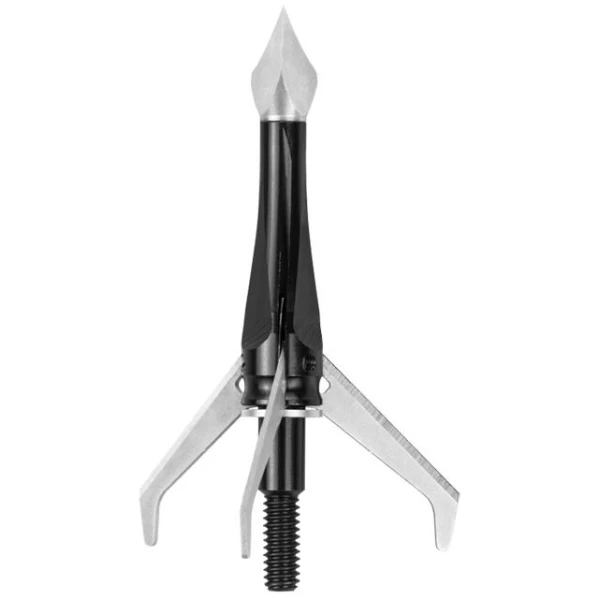 Rocket Broadheads Siphon XB 3-Blade Expandable 1-3/4" Cutting Diameter 100 gr - Black