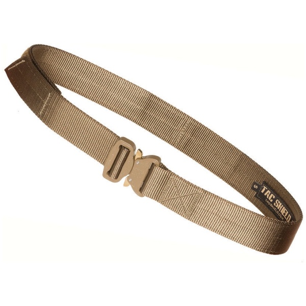 TacShield 1.75" Tactical Gun Belt L 38" - 42" Coyote