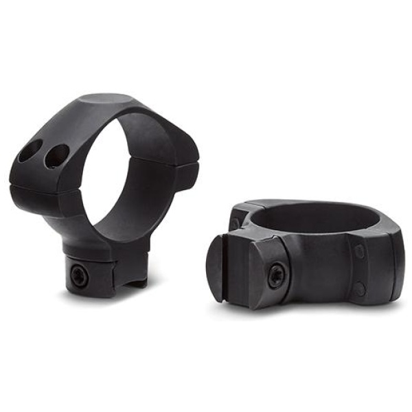 Konus 2-Piece Steel Riflescope Rings for Airguns & .22 Rails 1" High - Black