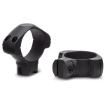 Konus 2-Piece Steel Riflescope Rings for Airguns & .22 Rails 1" Low - Black