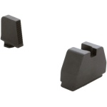 Ameriglo 8XL Tall Black Serrated .475 Front Flat Black .578 Rear Handgun Sight Glock