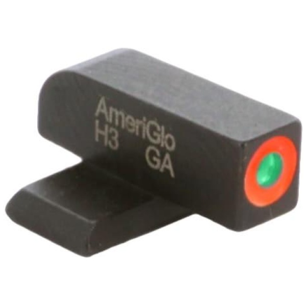 Ameriglo Green Tritium Orange Outline Front Sight .220in H .140in W Hellcat