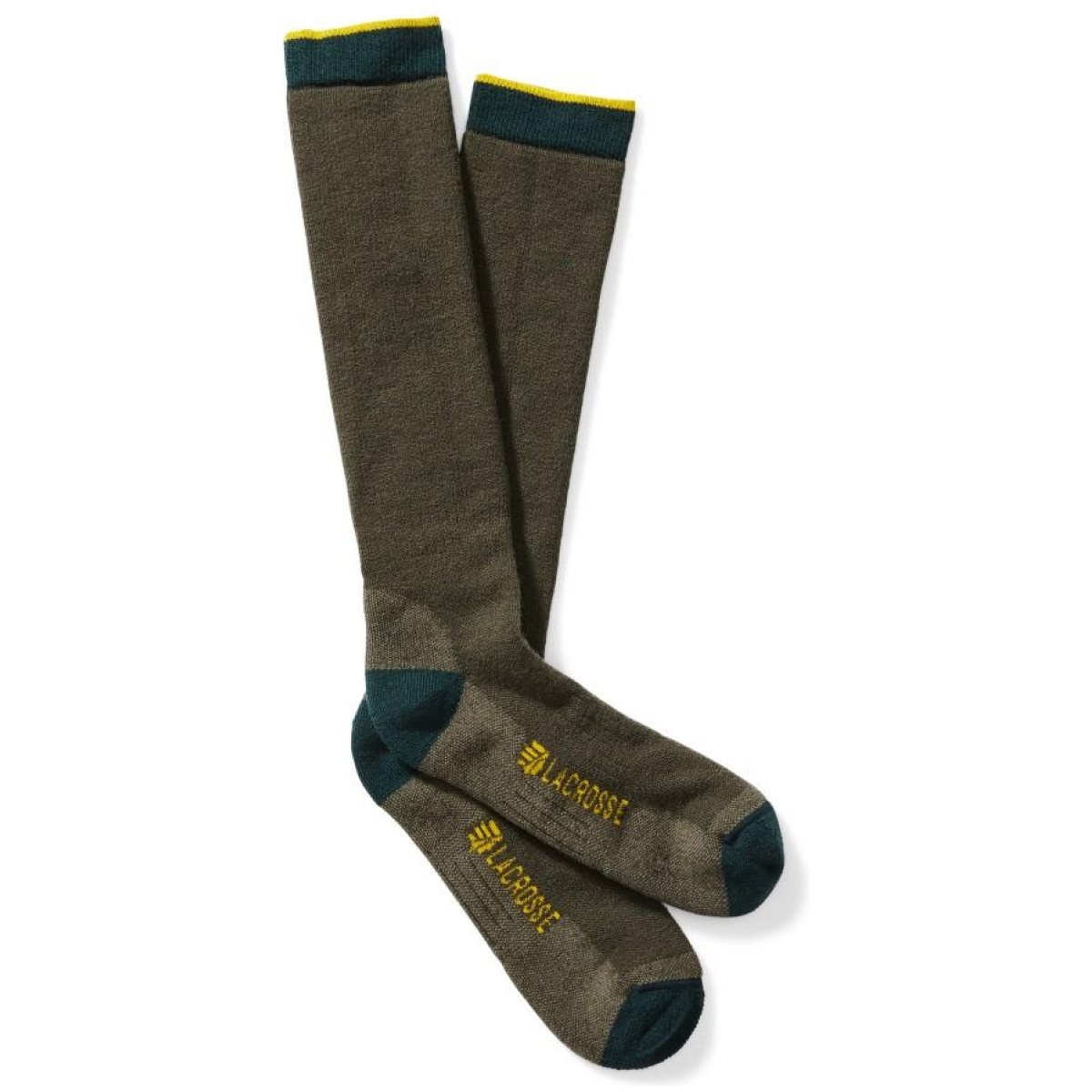 Lr913323-1. Jpg - lacrosse men's merino midweight sock over the calf od green m - lr913323 1
