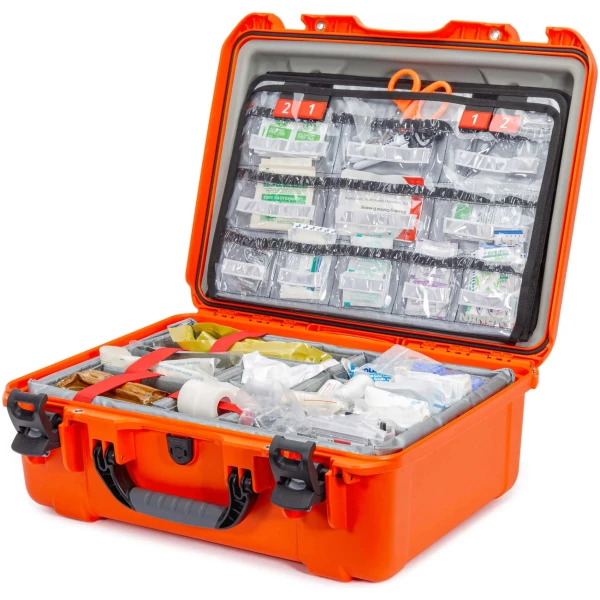 940 Nanuk Case 940 w/lid org. (EMS) - w/divider (EMS) - Orange