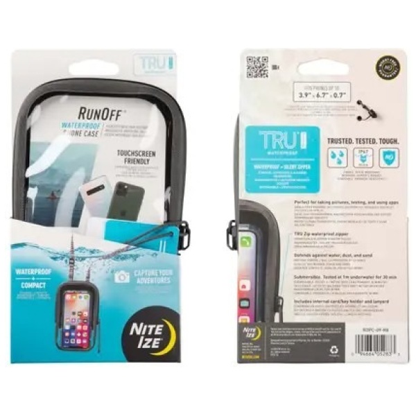 RunOff Waterproof Phone Case - Charcoal