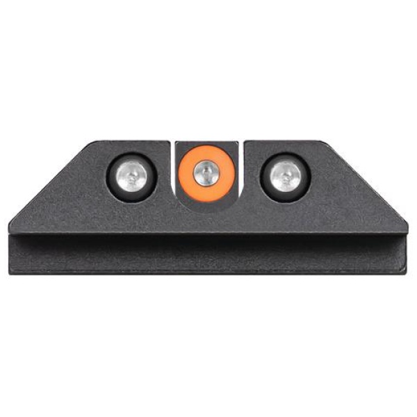 Night Fision Tritium Night Sight Set Orange Front Black U-Notch Back for Glock
