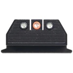 Night Fision Optics Ready Stealth Night Sight Set Orange Front Black Back for S&W M&P 9 Shield Plus