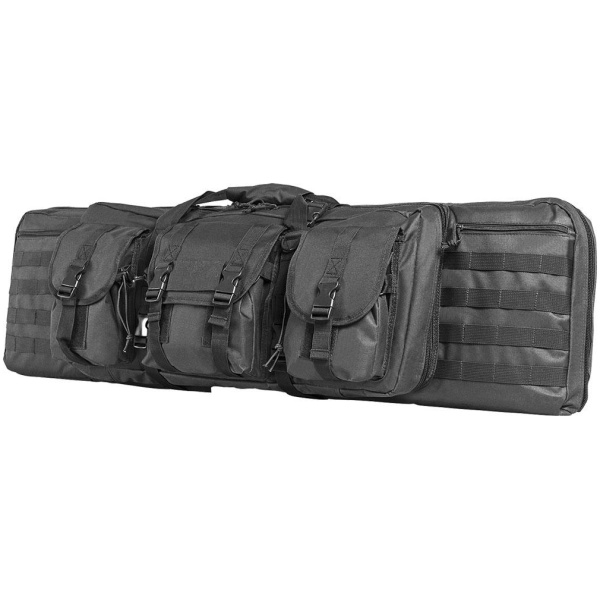 VISM by NcSTAR DOUBLE CARBINE CASE/URBAN GRAY/42 IN