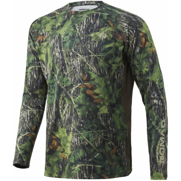 Nomad Camo Pursuit Long Sleeve Shirt Mossy Oak Shadow Leaf S