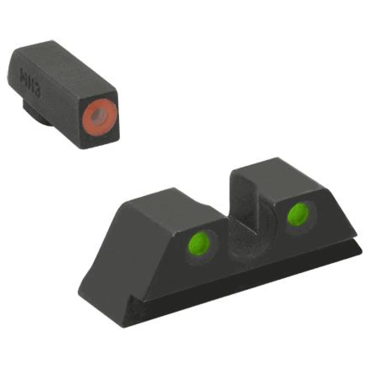 Orangegreen_14. Jpg - meprolight ml41221 hyper-bright orange ring front/green rear sights for kimber 1911 wedge models - orangegreen 14