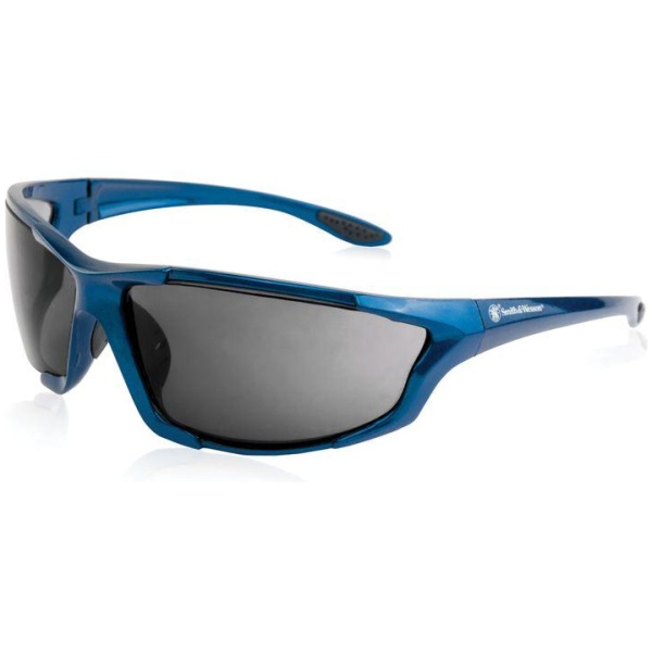 Smith & Wesson Major Full Frame Shooting Glasses Blue with Smoke Lens