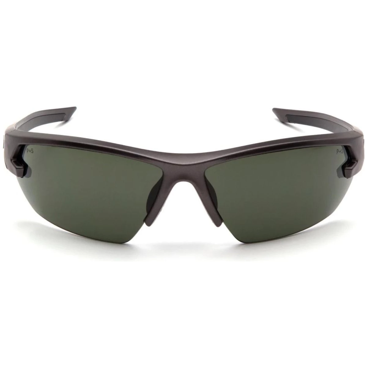 Pyramex venture gear semtex 2. 0 shooting glasses gun metal frame with forest grey anti-fog lens - image 1