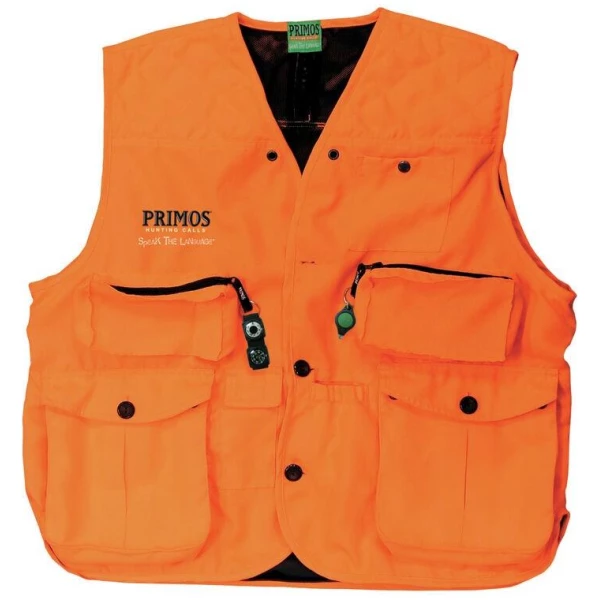 Primos Gunhunters Huntin Vest Blaze Orange M Hang Tag